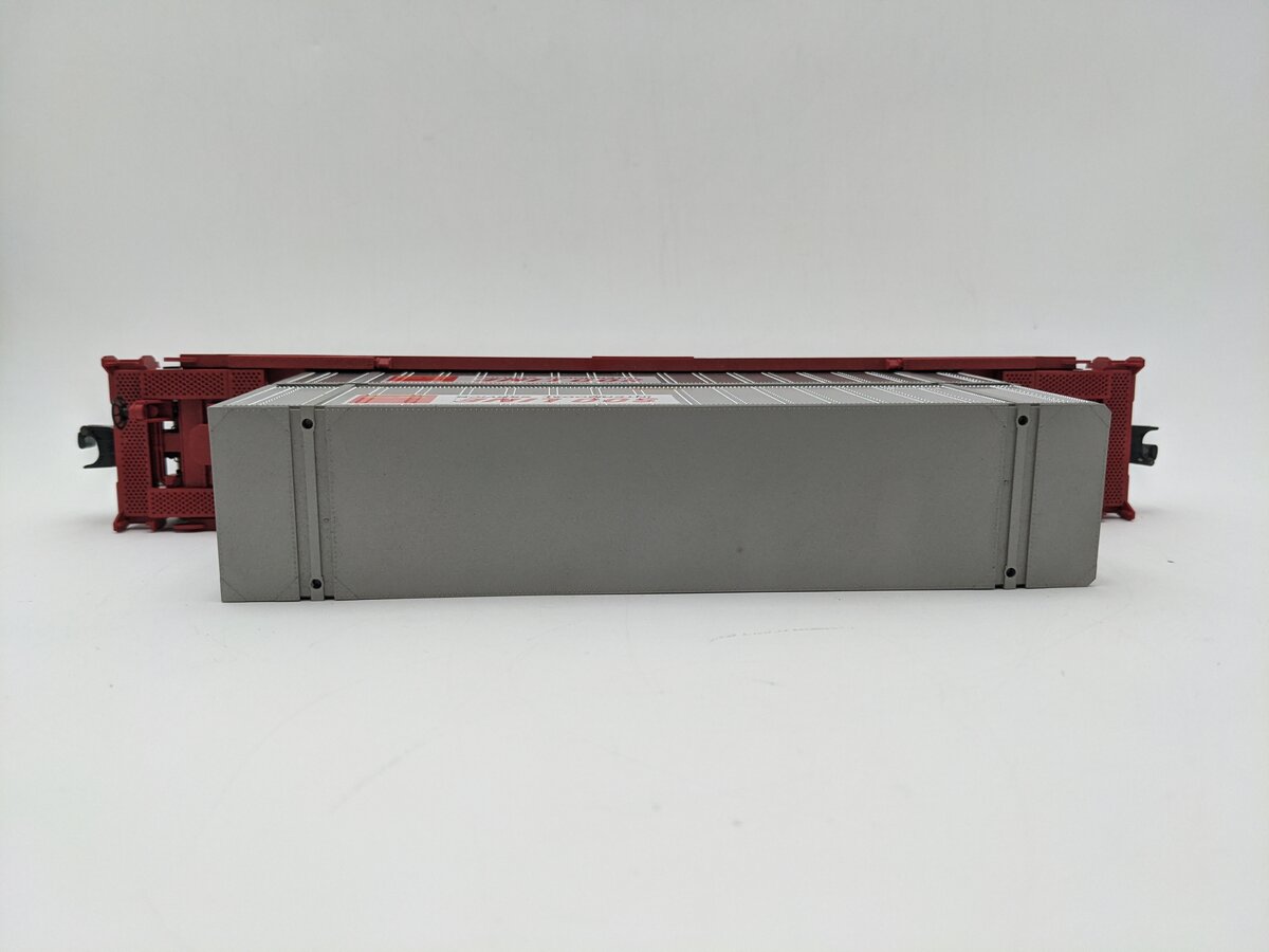 MTH 30-76621 O Gauge SOO Line Husky Stack Car EX