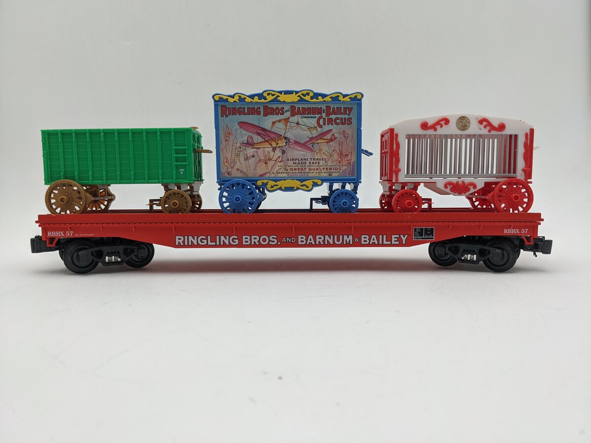 MTH 30-76621 O Gauge SOO Line Husky Stack Car EX