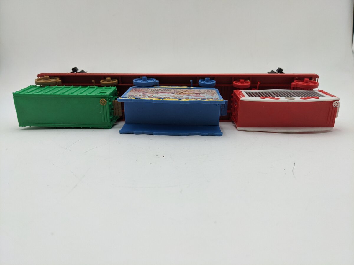 MTH 30-76621 O Gauge SOO Line Husky Stack Car EX