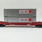 MTH 30-76621 O Gauge SOO Line Husky Stack Car EX