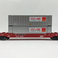 MTH 30-76621 O Gauge SOO Line Husky Stack Car EX