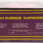 MTH 20-6604 O NYC 70' Aluminum Sleeper/Diner Passenger Car Set (Set of 2) EX/Box