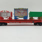 K-Line 6-21238 O Gauge Ringling Bros. Flat Car # 57 w/3 Circus Wagons EX