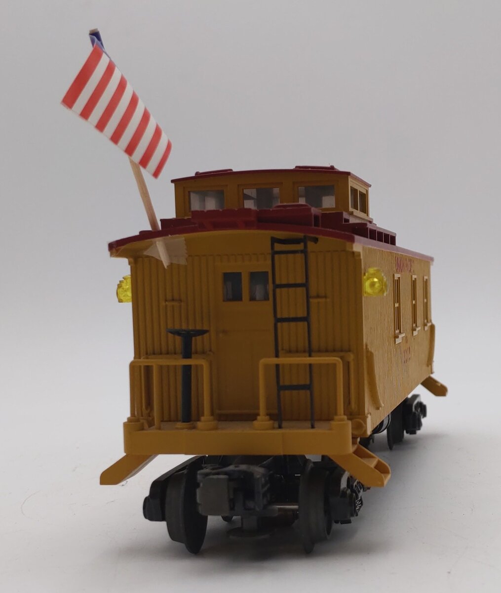 MTH 33-7803 O Gauge Union Pacific Woodsided Illuminated Caboose #3223 VG