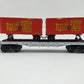 Lionel 6-21691 O Gauge Flat Car #80750 Car w/2 Trailers EX