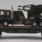 Menards 279-3479 O Gauge US Army Flatcar with Army Tuck & Gun #6138 EX