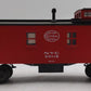 MTH 33-7802 O Gauge New York Central Woodsided Caboose #20118 EX