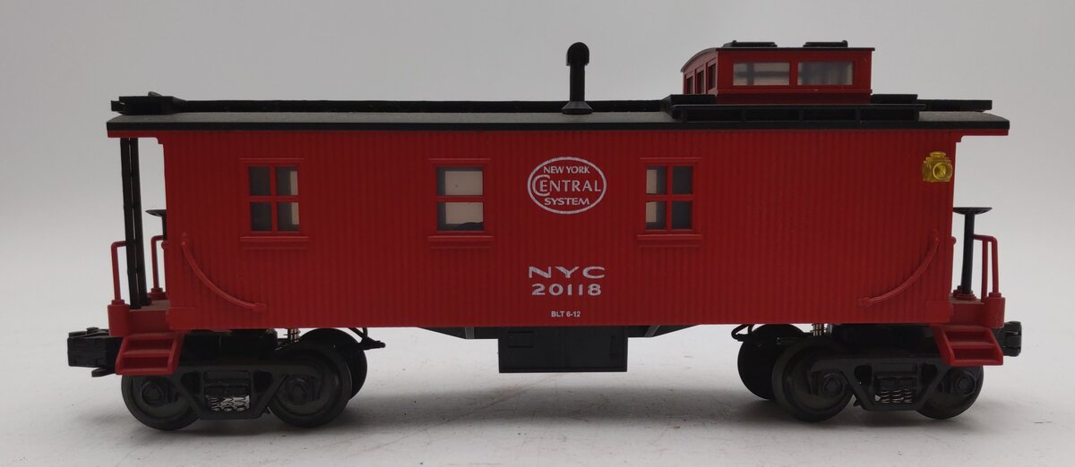 MTH 33-7802 O Gauge New York Central Woodsided Caboose #20118 EX