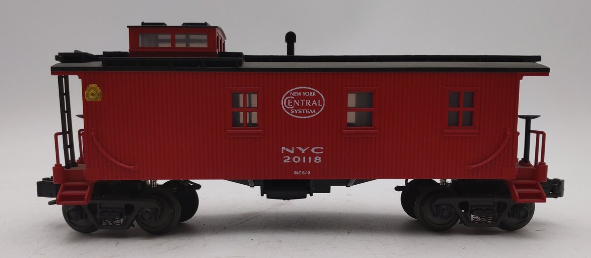MTH 33-7802 O Gauge New York Central Woodsided Caboose #20118 EX
