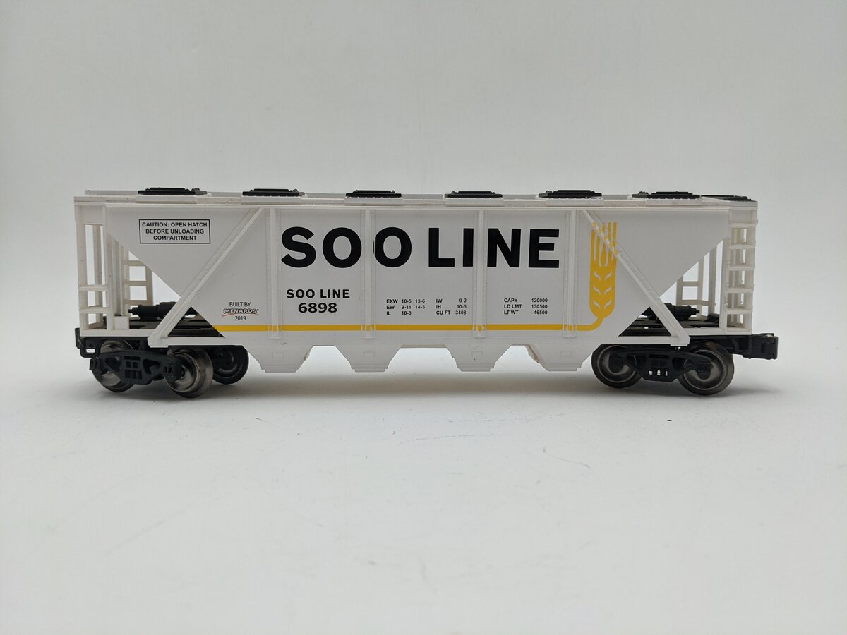 Menards 279-5275 Soo Line Covered Hopper Car #6898 EX