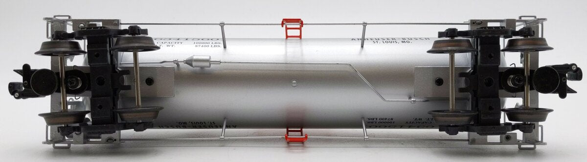K-Line K6341-5601 O Gauge Anheuser-Busch Budweiser Aluminum Tank Car #63415601 EX