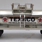 MTH 33-7309 O Gauge Texaco Tank Car #878991 EX