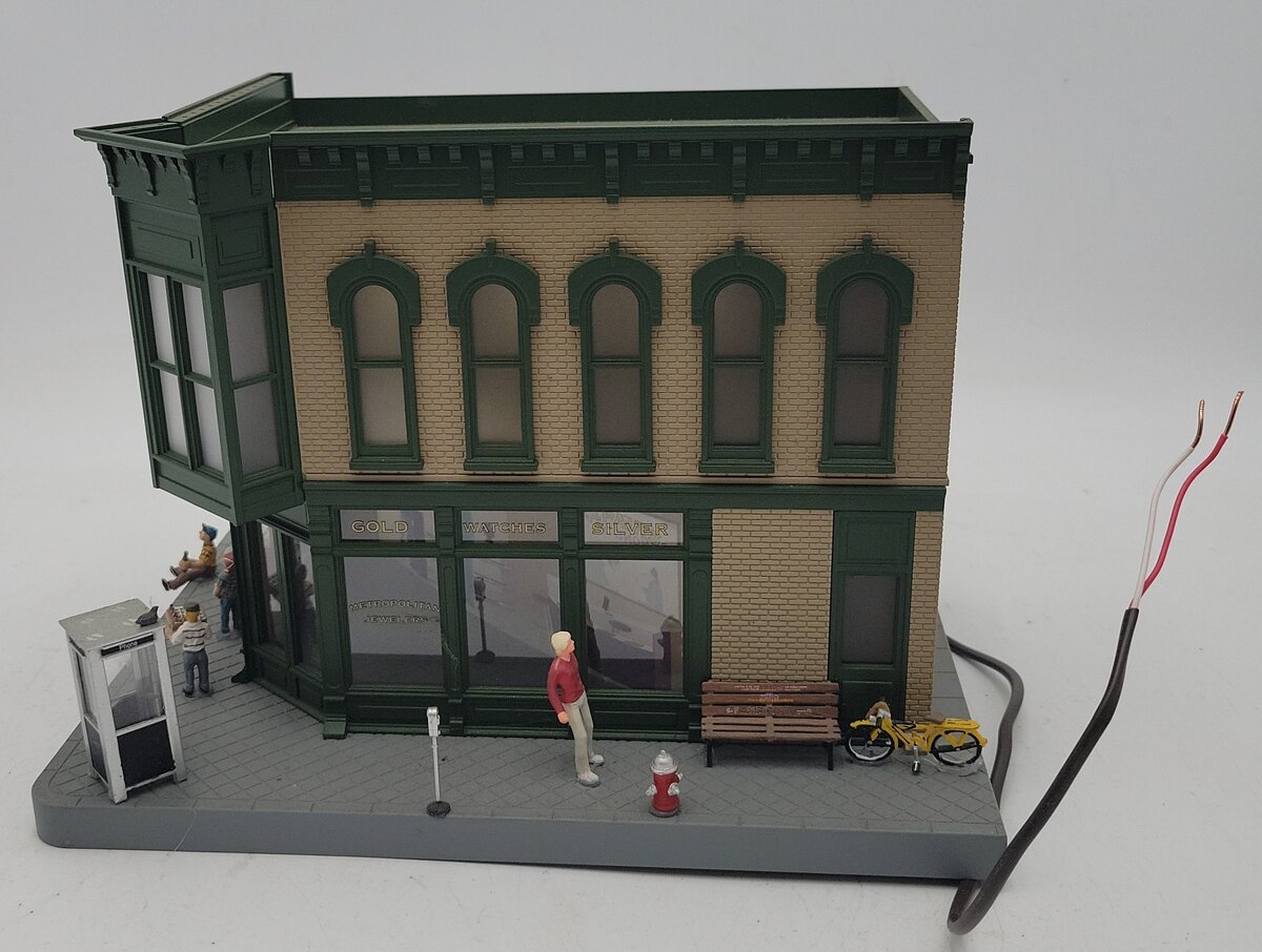 MTH 30-9035 O Gauge Jewelry Store Corner Building EX