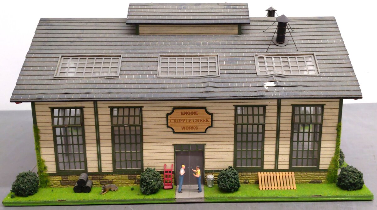 Menards 279-5926 O Scale Cripple Creek Engine Works Building EX