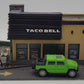 Menards 279-4451 O Scale Taco Bell Restaurant w/Lighting EX