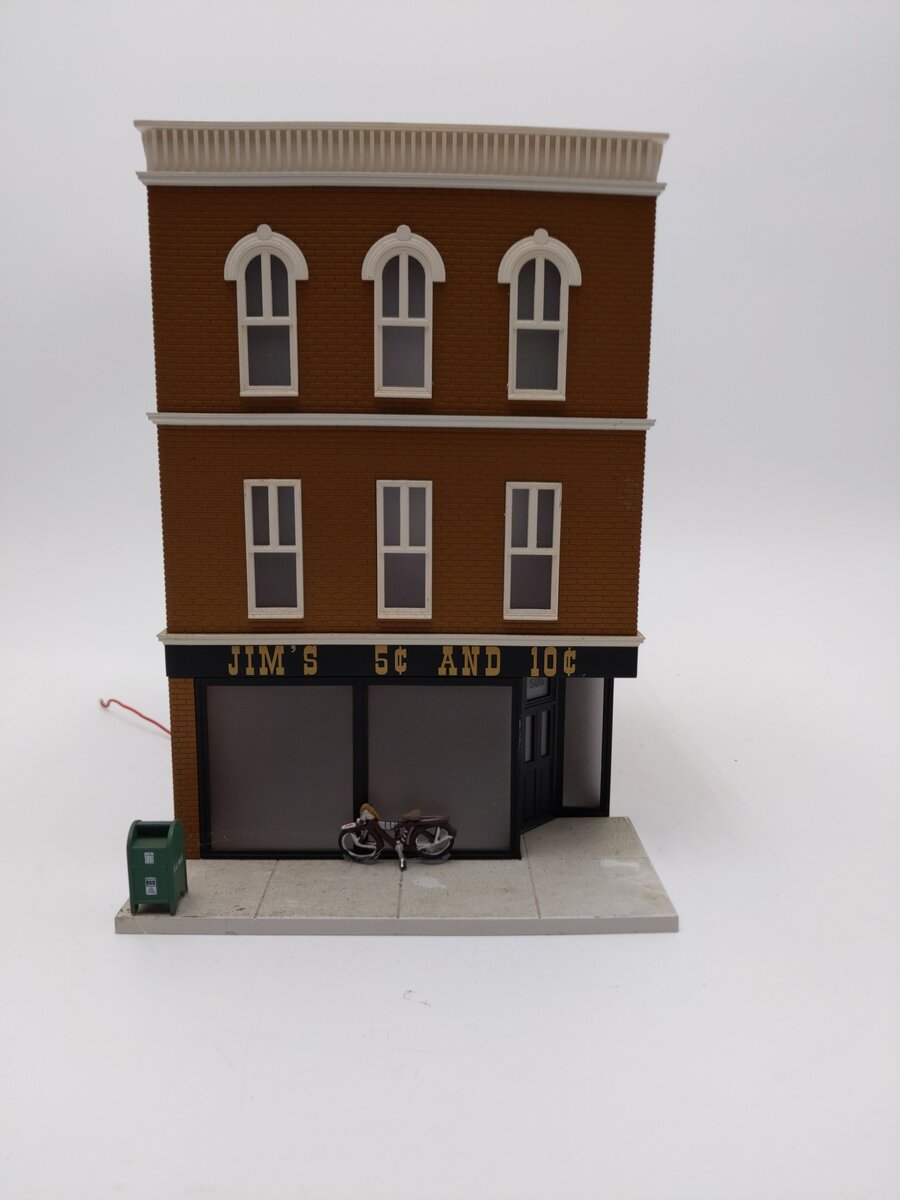 Lionel 6-34130 O Assembled 3-Story Jim's 5c And 10c Store Building EX