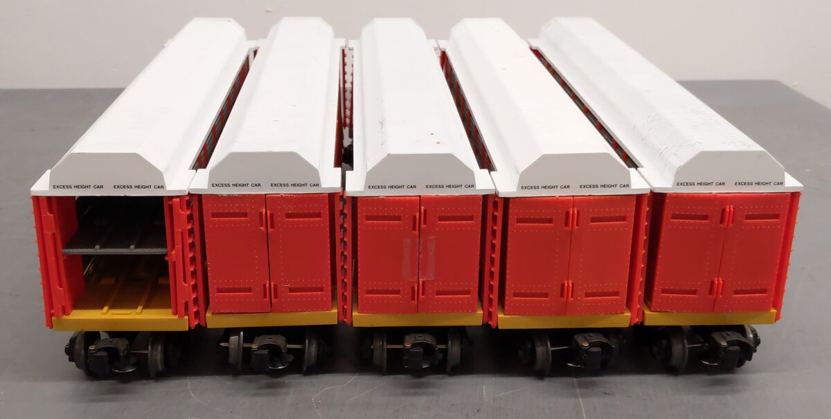 Lionel 6-16214 O Gauge Denver & Rio Grande Two Tier Auto Carrier (5) VG