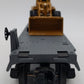 MTH 30-7619 O Gauge MTH Construction Flatcar with Ertl Front End Loader EX