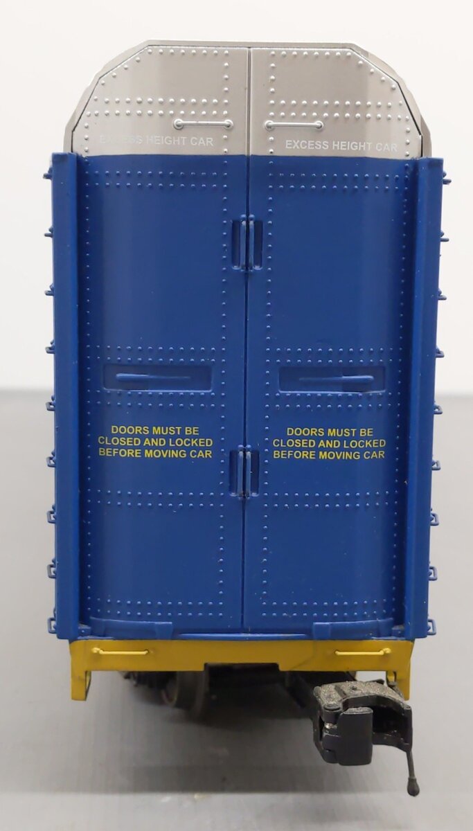MTH 20-95247 O Gauge CSX Corrugated Auto Carrier #852338 EX