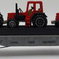 Lionel 6-16907 O Gauge Flatcar with 3 Farm Tractors EX