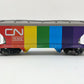 Menards 275-9230 O Gauge Canadian National Rainbow Hopper #3270 EX