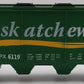 Menards 275-9366 O Gauge Saskatchewan Hopper Car #6119 EX