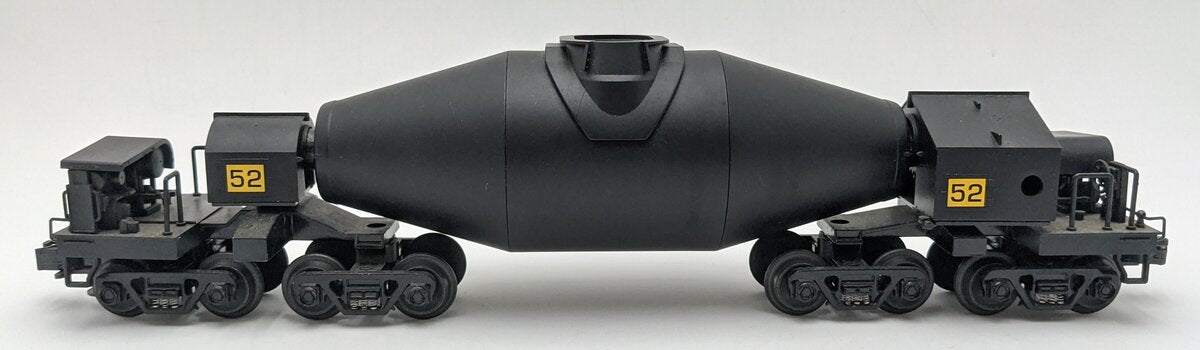 MTH 20-98201 O Gauge 4-Truck Black Hot Metal Car #52 EX