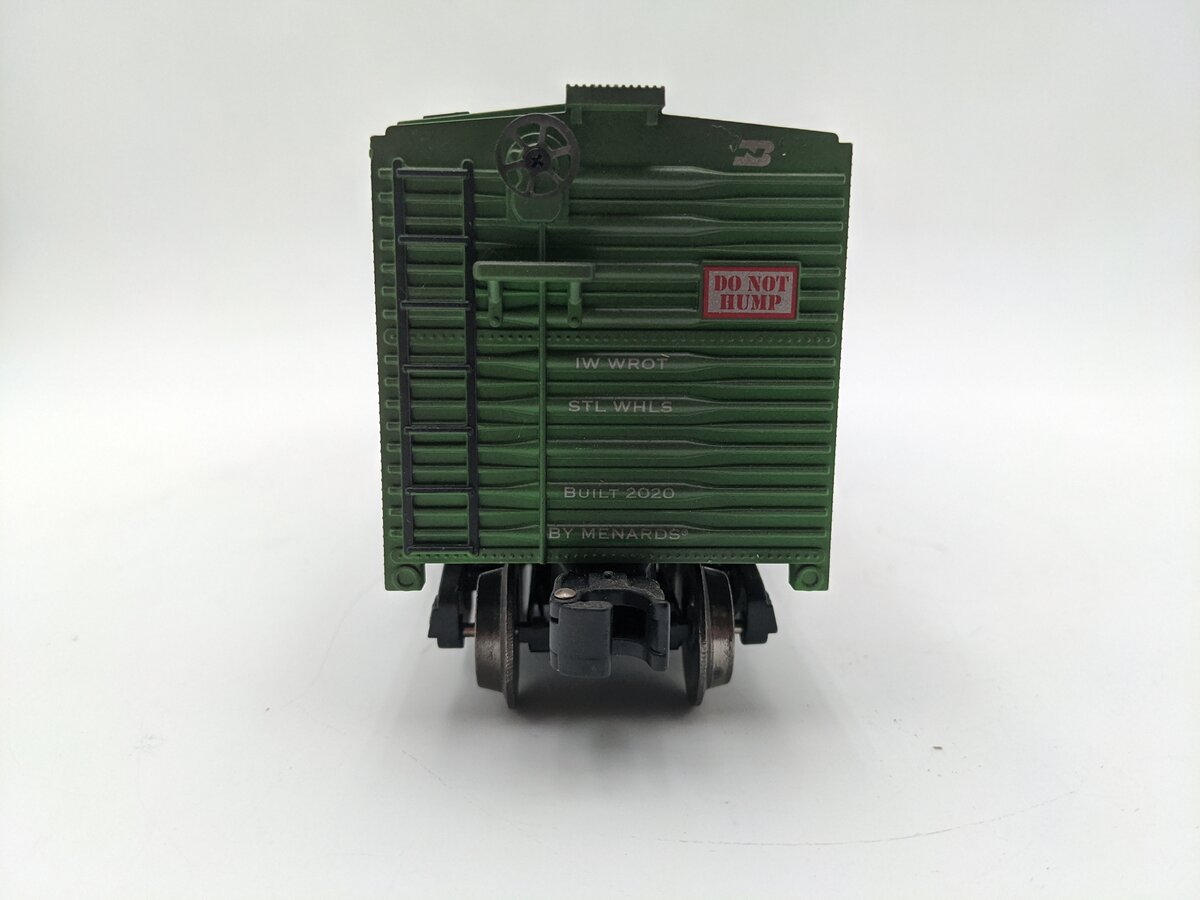 Menards 275-9432 O Gauge  Boxcar-Custom #5202