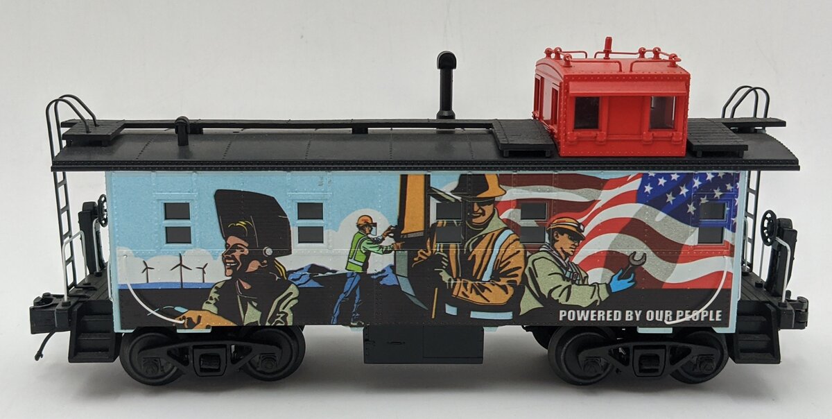 MTH 30-77348 O Gauge Union Pacific RailKing Offset Steel Caboose Car LN