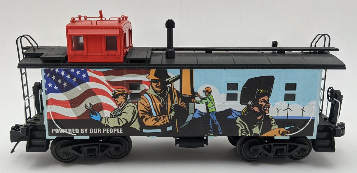 MTH 30-77348 O Gauge Union Pacific RailKing Offset Steel Caboose Car LN