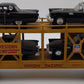 MTH 30-7674 O Gauge UP Southwestern Transport Auto Carrier W/Ertl T-Birds #11071 EX