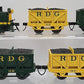 K-Line K-1415 O Gauge Reading Plymouth Switcher Steam Freight Train Set EX/Box