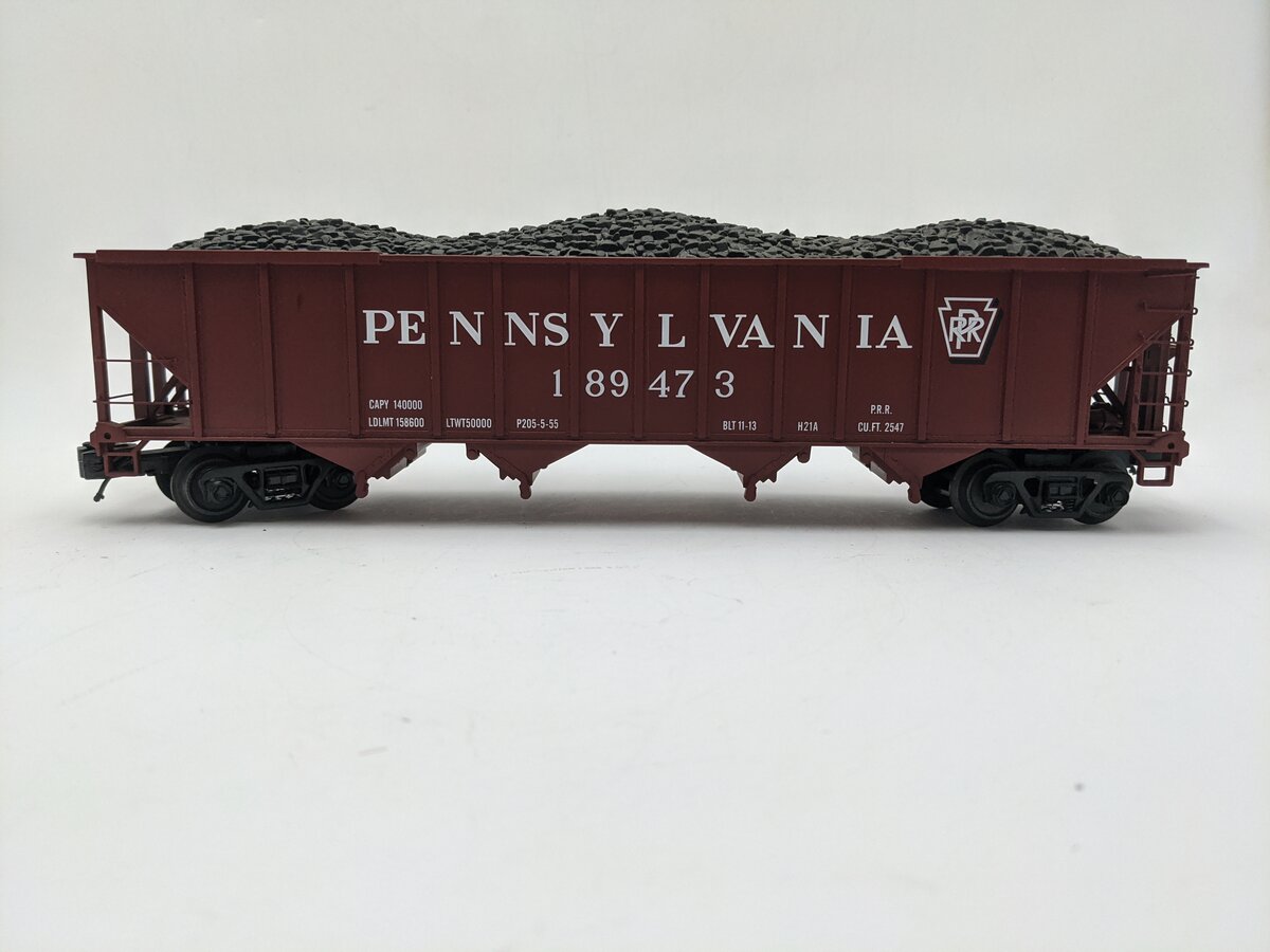 MTH 20-97916 O Pennsylvania 4-Bay Hopper Car #189473 EX