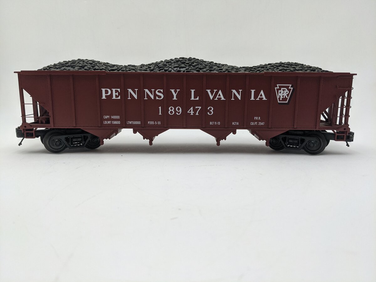 MTH 20-97916 O Pennsylvania 4-Bay Hopper Car #189473 EX