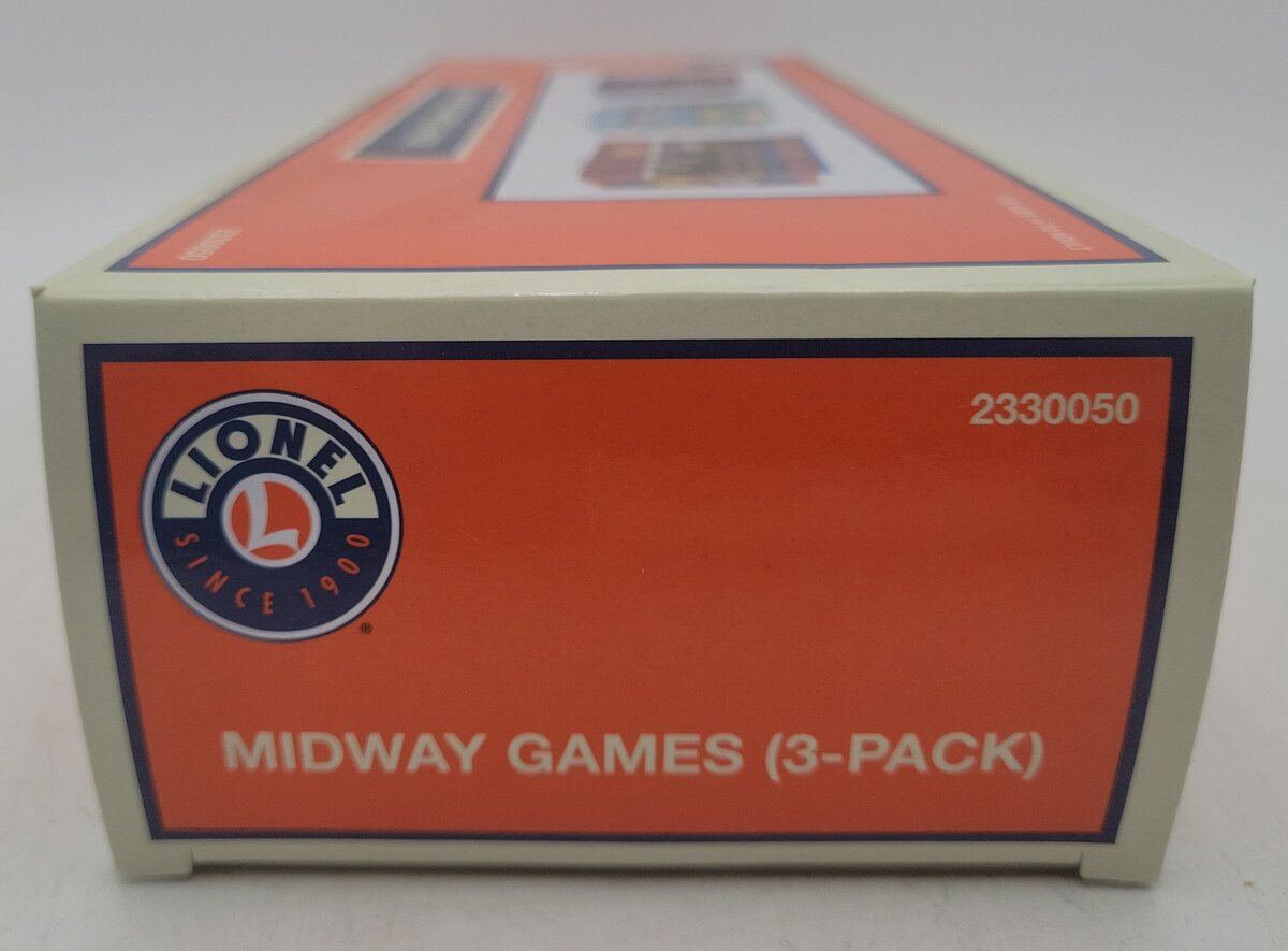 Lionel 2330050 O Assembled Midway Game 3-Pack with Figures VG/Box