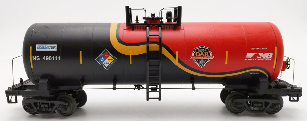 MTH 30-73499 O Gauge Norfolk Southern First Responders 33,000g Tank Car #490111 EX