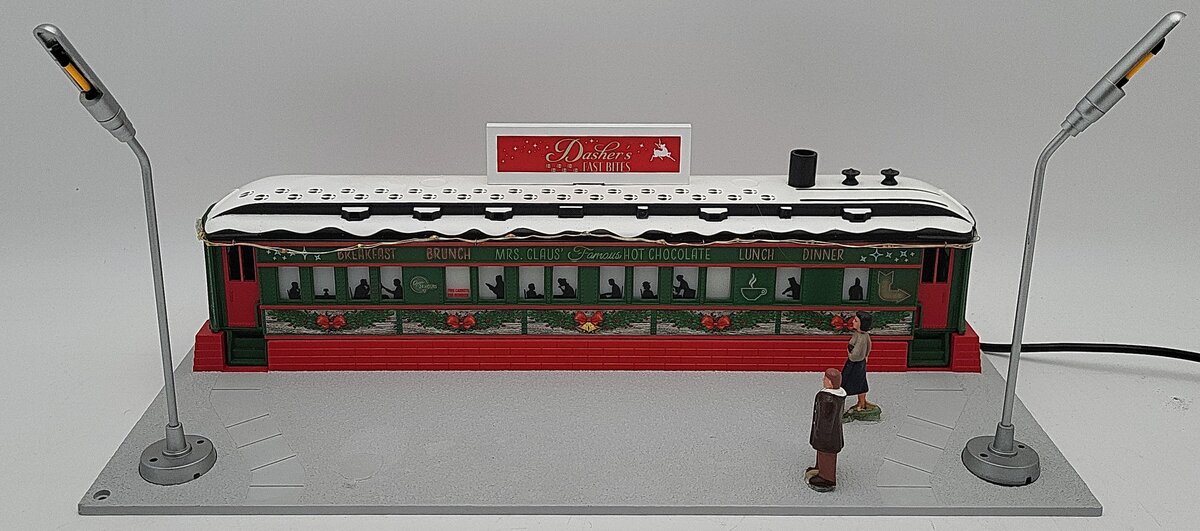 Lionel 2329020 O Assembled Christmas Roadside Diner VG/Box