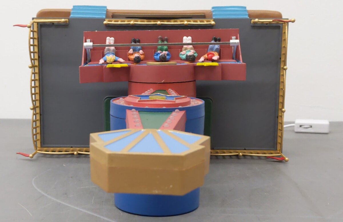 Lemax 54918 "Ride The Shooting Star" Animated Carnival Ride EX/Box