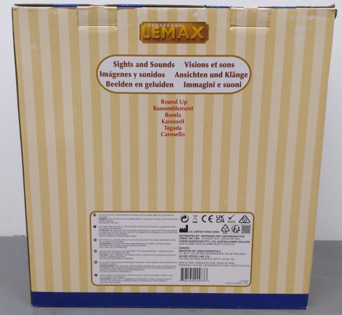 Lemax 24483 Round Up Carnival Ride VG/Box