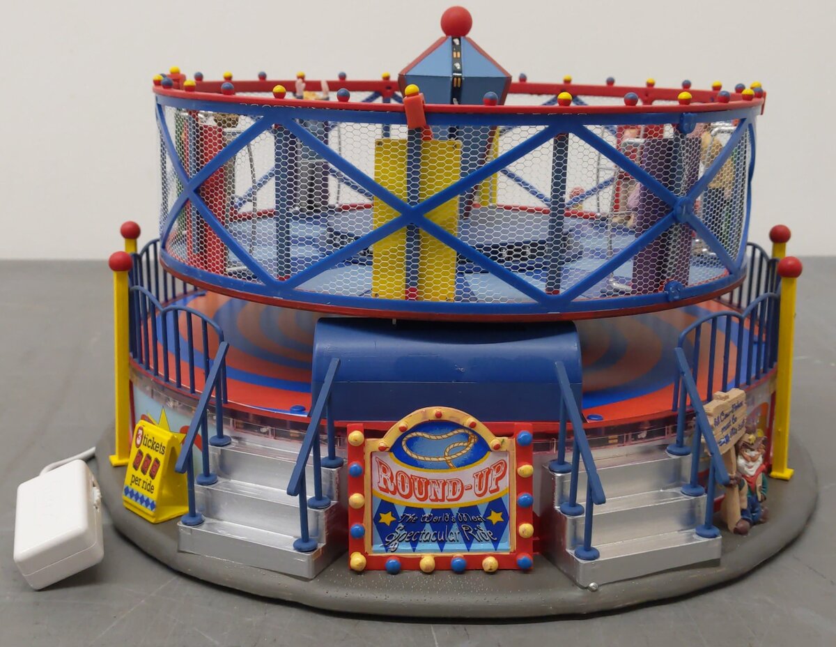 Lemax 24483 Round Up Carnival Ride VG/Box