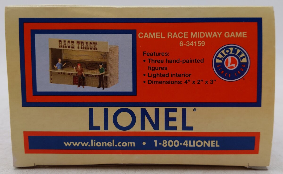 Lionel 6-34159 O Camel Race Midway Game EX/Box