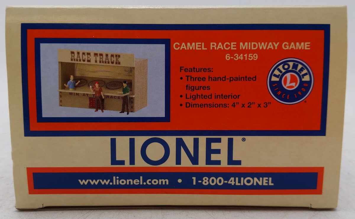 Lionel 6-34159 O Camel Race Midway Game EX/Box