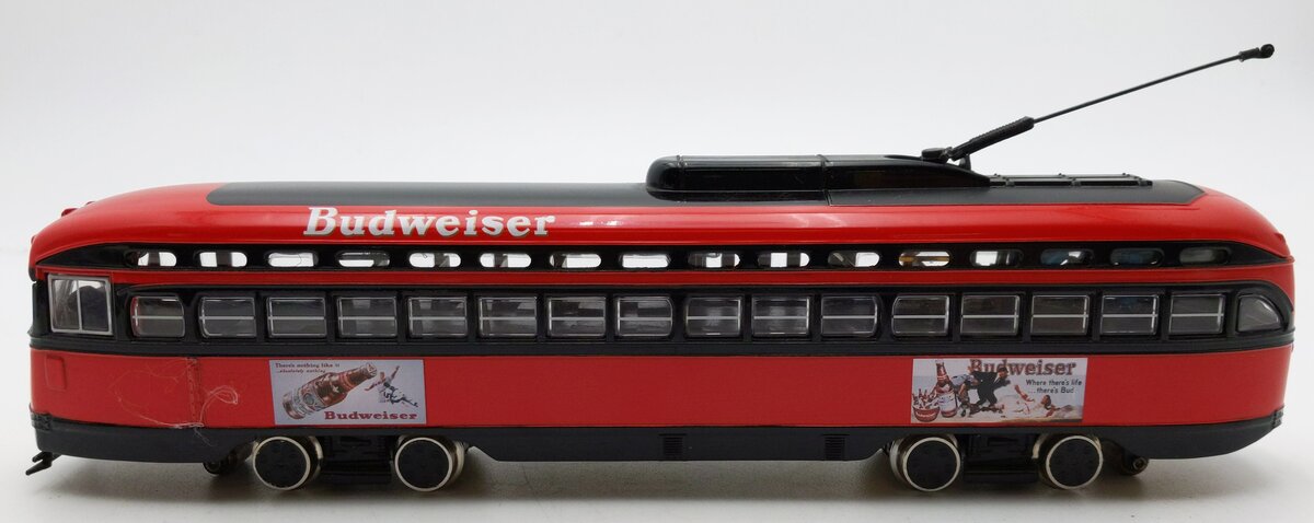 Corgi 55022 1:50 Scale Diecast PCC Budweiser Streetcar Ballpark Destination EX