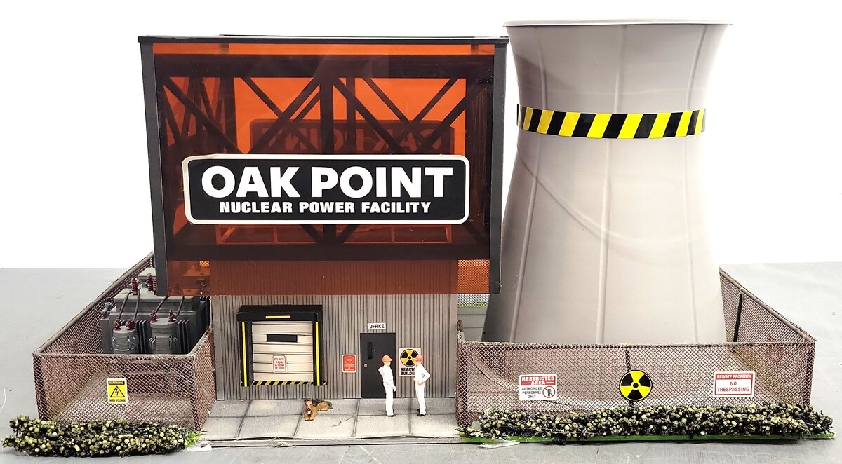 Menards 279-4433 O Scale Oak Point Nuclear Power Plant EX