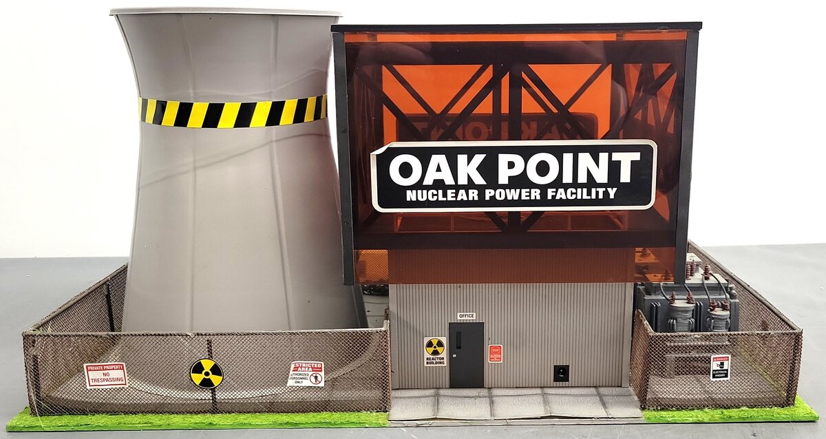 Menards 279-4433 O Scale Oak Point Nuclear Power Plant EX