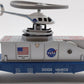 MTH 30-7940 O Gauge NASA Flatcar w/ Operating Helicopter LN/Box