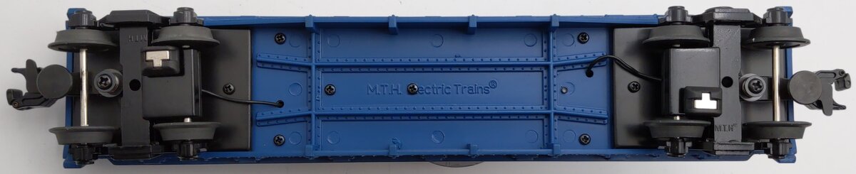 MTH 30-7940 O Gauge NASA Flatcar w/ Operating Helicopter LN/Box