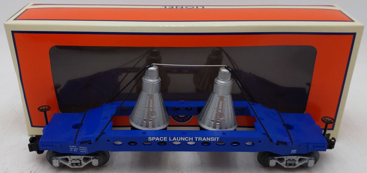 Lionel 2128360 O Space Launch Allis-Chalmers Car with Capsules EX/Box