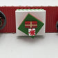 MTH 30-76865 O Christmas Red Flat Car w/Lighted Christmas Trees #2023 EX