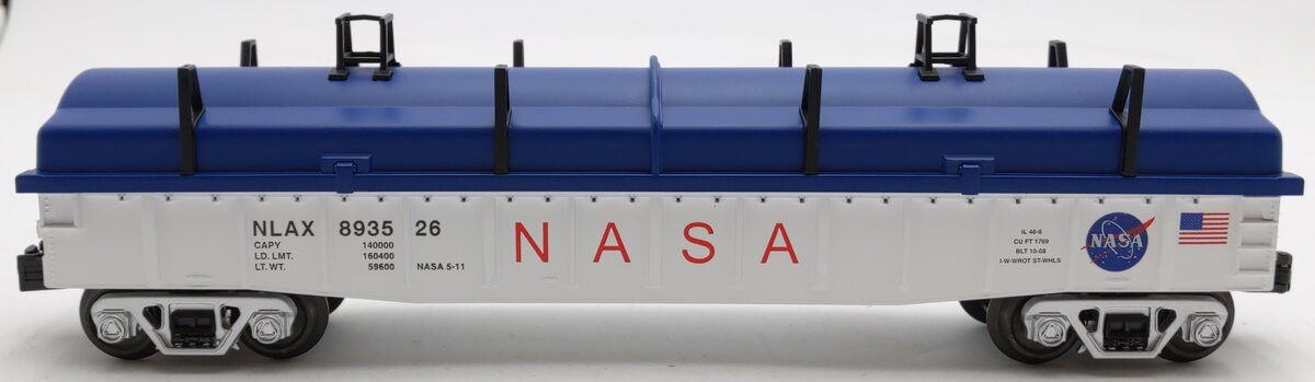 MTH 30-72233 O Gauge NASA Gondola Car w/ Cover LN/Box
